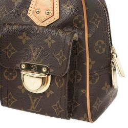 Pre Owned Louis Vuitton Monogram Canvas Manhattan PM Satchel