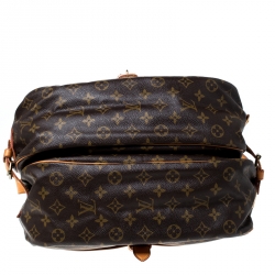 Pre Owned Louis Vuitton Monogram Canvas Saumur 35 Messenger Bag