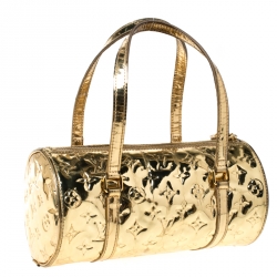 مملوكة مسبقًا حقيبة لوي فيتون ميرور بابيليون ذهبي مونوغرامي إصدار محدود