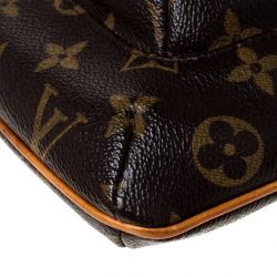 Pre Owned Louis Vuitton Monogram Canvas Partition Wristlet