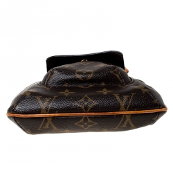 Pre Owned Louis Vuitton Monogram Canvas Partition Wristlet