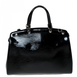 مملوكة مسبقًا حقيبة لوي فيتون بريه جلد أيبي أليكتريك سوداء MM