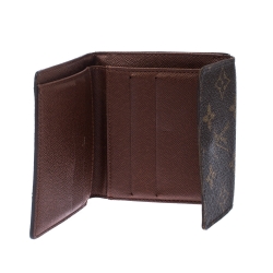 Pre Owned محفظة لوي فيتون كومباكت قلاب كانفاس مونوغرامي 