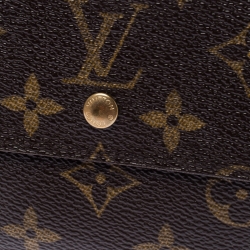 Pre Owned محفظة لوي فيتون كومباكت قلاب كانفاس مونوغرامي 