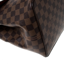 Pre Owned Louis Vuitton Damier Ebene Canvas Bergamo MM Bag