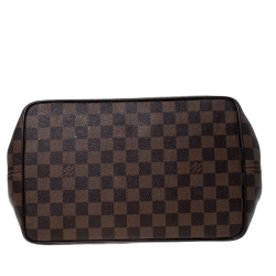 Pre Owned Louis Vuitton Damier Ebene Canvas Bergamo MM Bag