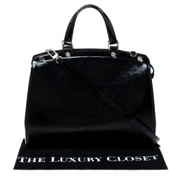 Pre Owned Louis Vuitton Black Electric Epi Leather Brea GM Bag