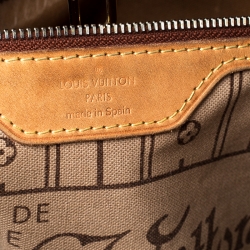 Louis Vuitton Monogram Canvas Neverfull MM Bag