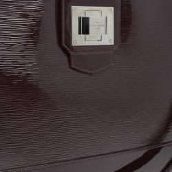 مملوكة مسبقًا Louis Vuitton Quetshe Patent Epi Leather Mirabeau Tote