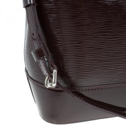 مملوكة مسبقًا Louis Vuitton Quetshe Patent Epi Leather Mirabeau Tote