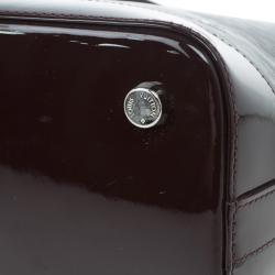 مملوكة مسبقًا Louis Vuitton Quetshe Patent Epi Leather Mirabeau Tote