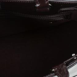 مملوكة مسبقًا Louis Vuitton Quetshe Patent Epi Leather Mirabeau Tote