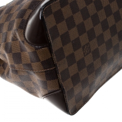 Pre Owned Louis Vuitton Damier Ebene Canvas Hampstead PM Bag