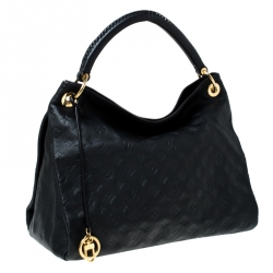 مملوكة مسبقًا Louis Vuitton Black Monogram Empreinte Leather Artsy MM Bag