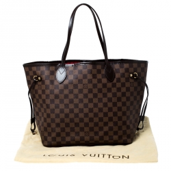 Pre Owned Louis Vuitton Damier Ebene Canvas Neverfull MM Bag