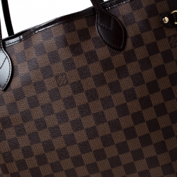 Pre Owned Louis Vuitton Damier Ebene Canvas Neverfull MM Bag