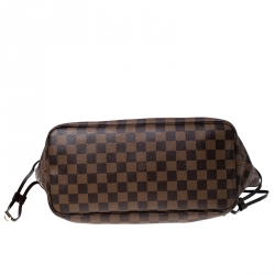 Pre Owned Louis Vuitton Damier Ebene Canvas Neverfull MM Bag