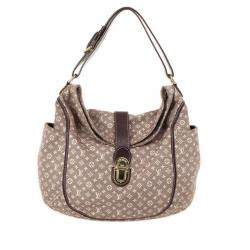 Louis Vuitton Sepia Monogram Idylle Mini Lin Neverfull MM Tote 14LV1104 For  Sale at 1stDibs