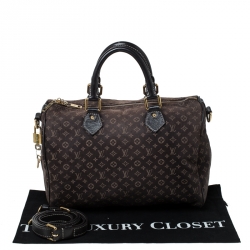 Louis Vuitton Fusain Monogram Idylle Canvas Bandouliere Speedy 30 Bag Louis Vuitton | TLC