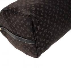 Pre Owned Louis Vuitton Fusain Monogram Idylle Canvas Bandouliere Speedy 30 Bag      