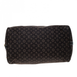 Pre Owned Louis Vuitton Fusain Monogram Idylle Canvas Bandouliere Speedy 30 Bag      