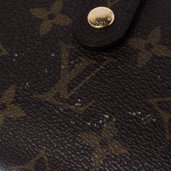 Pre Owned Louis Vuitton Monogram Canvas French Compact Wallet