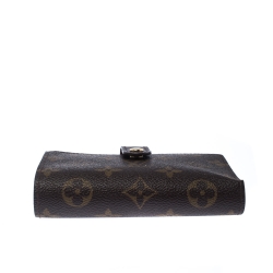 Pre Owned Louis Vuitton Monogram Canvas French Compact Wallet