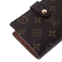 Pre Owned Louis Vuitton Monogram Canvas French Compact Wallet