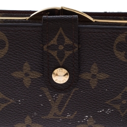 Pre Owned Louis Vuitton Monogram Canvas French Compact Wallet