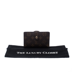 Pre Owned Louis Vuitton Monogram Canvas French Compact Wallet