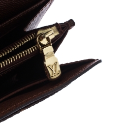 Pre Owned محفظة كونتينينتال لوي فيتون سارا كانفاس مونوغرامي