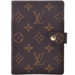 Pre Owned Louis Vuitton Monogram Canvas Small Ring Agenda Cover
