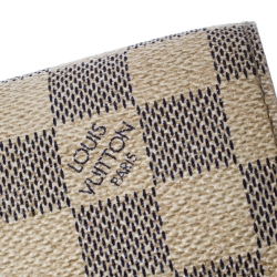 Pre Owned Louis Vuitton Damier Azur Canvas Trifold Wallet