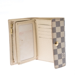 LOUIS VUITTON Tri-fold wallet N60030 Portefeiulle Joy Damier Azur