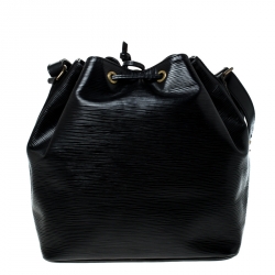 Pre Owned Louis Vuitton Black Epi Leather Petit Noe Shoulder Bag