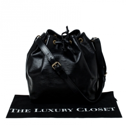 Pre Owned Louis Vuitton Black Epi Leather Petit Noe Shoulder Bag
