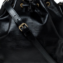 Pre Owned Louis Vuitton Black Epi Leather Petit Noe Shoulder Bag