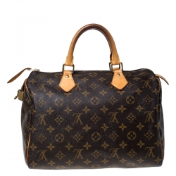 Louis Vuitton Monogram Canvas Speedy 30 Bag