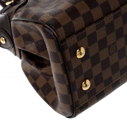 Pre Owned Louis Vuitton Damier Ebene Canvas Trevi PM Bag