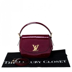 Louis Vuitton Rouge Fauviste Monogram Vernis Pasadena Bag