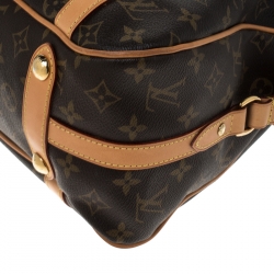 Pre Owned Louis Vuitton Brown Monogram Canvas Stresa PM Bag