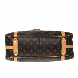 Pre Owned Louis Vuitton Brown Monogram Canvas Stresa PM Bag