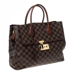 مملوكة مسبقًا Louis Vuitton Damier Ebene Canvas Ascot Bag
