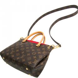 Pre Owned Louis Vuitton Cerise Monogram Canvas Pallas BB Bag