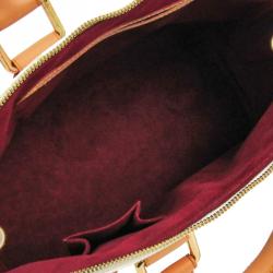 Pre Owned Louis Vuitton Blanc Multicolor Monogram Alma PM Bag