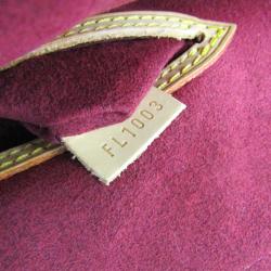 Pre Owned Louis Vuitton Blanc Multicolor Monogram Alma PM Bag
