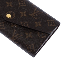 مملوكة مسبقًا محفظة لوي فيتون سارا كانفاس مونوغرامي