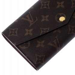 مملوكة مسبقًا محفظة لوي فيتون سارا كانفاس مونوغرامي