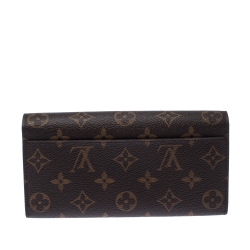 مملوكة مسبقًا محفظة لوي فيتون سارا كانفاس مونوغرامي