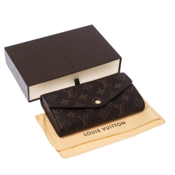 مملوكة مسبقًا محفظة لوي فيتون سارا كانفاس مونوغرامي